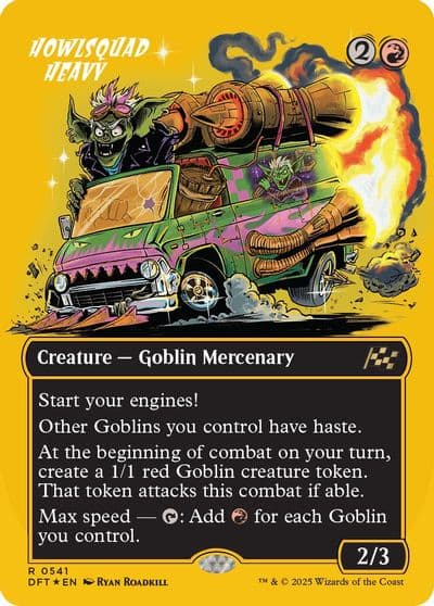 Howlsquad Heavy Borderless First Place Foil Aetherdrift Magic card