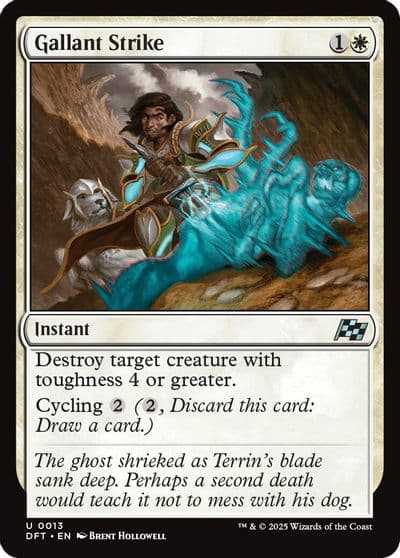 Gallant Strike Aetherdrift Magic card