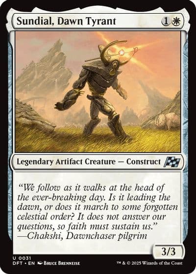 Sundial Dawn Tyrant Aetherdrift Magic card