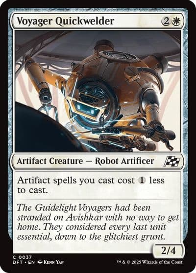 Voyager Quickwelder Aetherdrift Magic card