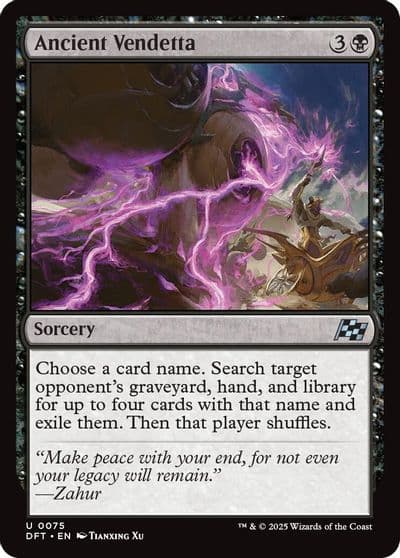 Ancient Vendetta Aetherdrift Magic card