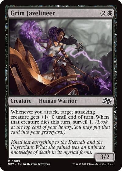 Grim Javelineer Aetherdrift Magic card
