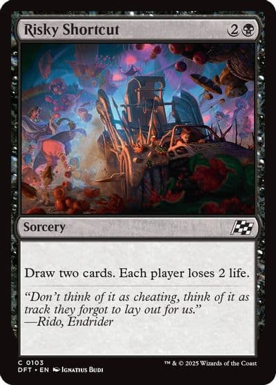 Risky Shortcut Aetherdrift Magic card
