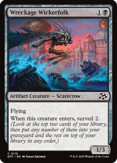 Wreckage Wickerfolk Aetherdrift Magic card
