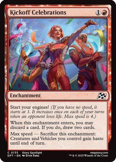 Kickoff Celebrations Aetherdrift Magic card