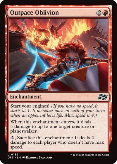 Outpace Oblivion Aetherdrift Magic card