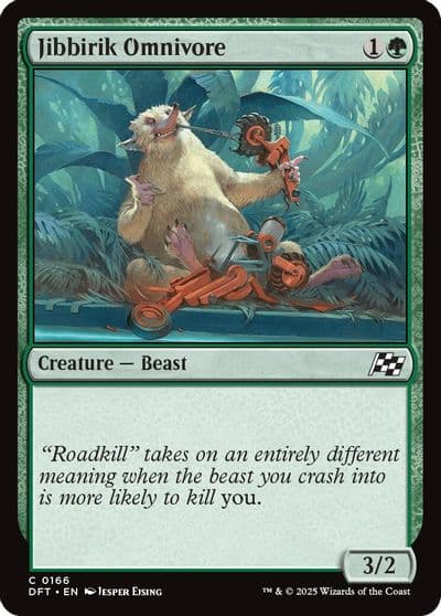 Jibbirik Omnivore Aetherdrift Magic card