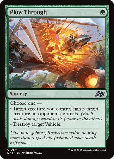 Plow Through Aetherdrift Magic card