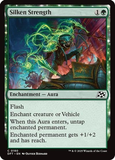 Silken Strength Aetherdrift Magic card