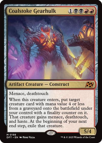 Coalstoke Gearhulk Aetherdrift Magic card