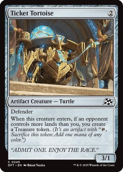 Ticket Tortoise Aetherdrift Magic card