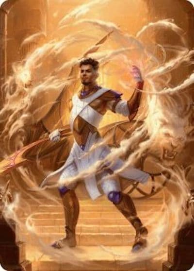 Basri Tomorrows Champion Art Card Art Series: Aetherdrift Magic card