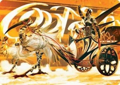 Skyseers Chariot Art Card Art Series: Aetherdrift Magic card