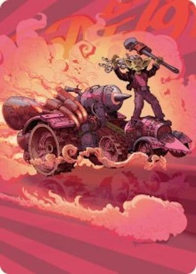 Burner Rocket Art Card Art Series: Aetherdrift Magic card