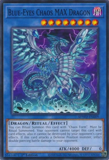Blue Eyes Chaos MAX Dragon Structure Deck: Blue-Eyes White Destiny Yu-Gi-Oh! card