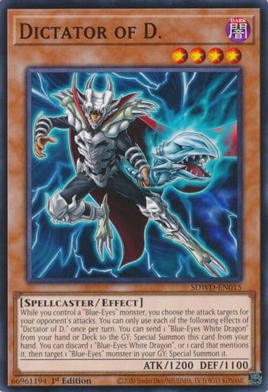 Dictator of D Structure Deck: Blue-Eyes White Destiny Yu-Gi-Oh! card