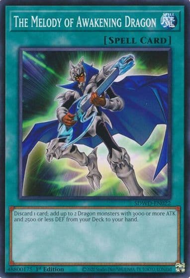 The Melody of Awakening Dragon Structure Deck: Blue-Eyes White Destiny Yu-Gi-Oh! card