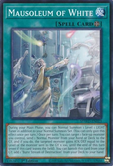 Mausoleum of White Structure Deck: Blue-Eyes White Destiny Yu-Gi-Oh! card