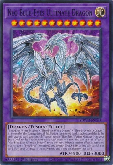 Neo Blue Eyes Ultimate Dragon Structure Deck: Blue-Eyes White Destiny Yu-Gi-Oh! card
