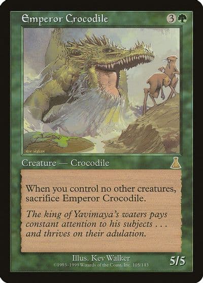 Emperor Crocodile Urza's Destiny Magic card