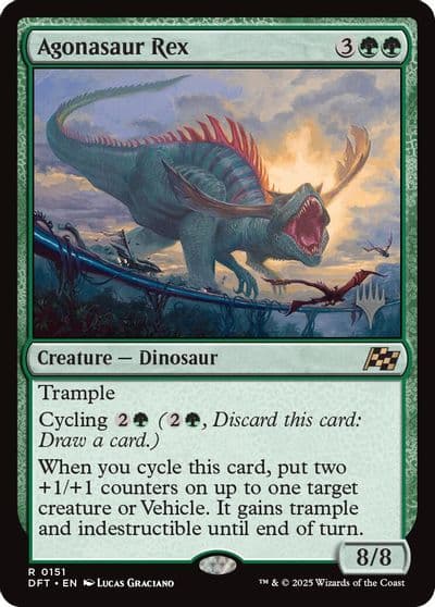 Agonasaur Rex Promo Pack: Aetherdrift Magic card