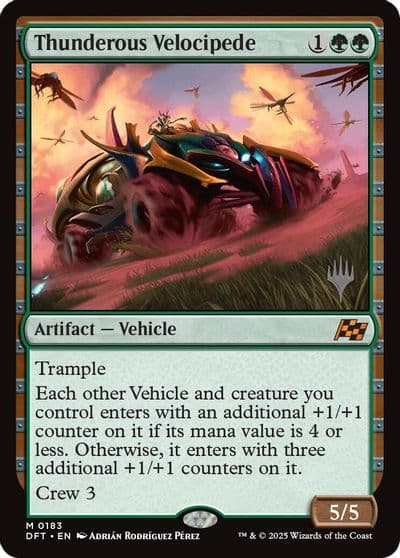 Thunderous Velocipede Promo Pack: Aetherdrift Magic card