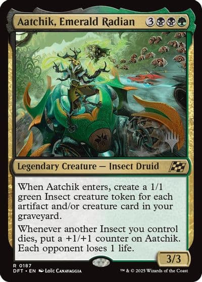 Aatchik Emerald Radian Promo Pack: Aetherdrift Magic card