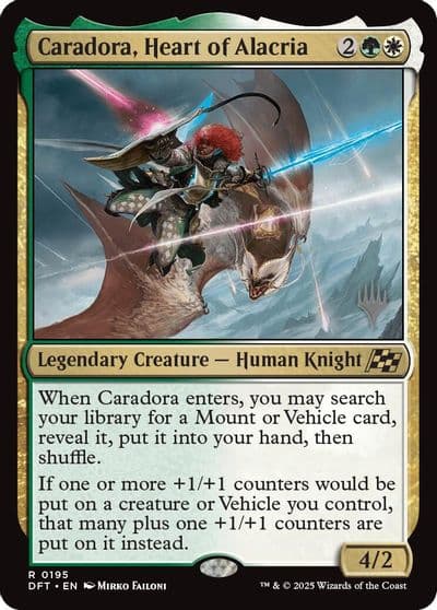 Caradora Heart of Alacria Promo Pack: Aetherdrift Magic card