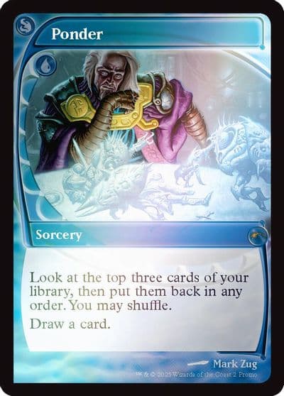 Ponder Future Sight MagicFest Cards Magic card