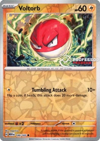 Voltorb Professor Program Promos Pokemon card