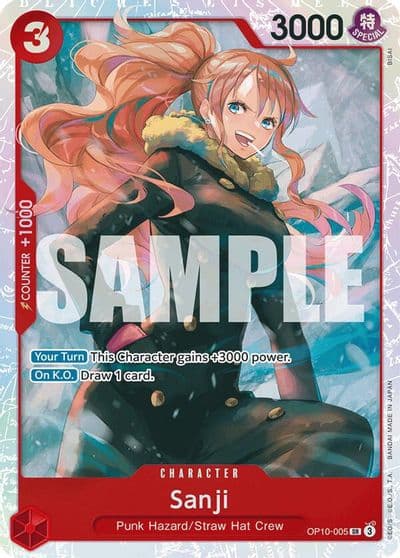 Sanji Royal Blood One Piece card
