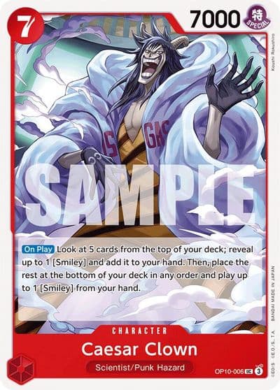 Caesar Clown 006 Royal Blood One Piece card