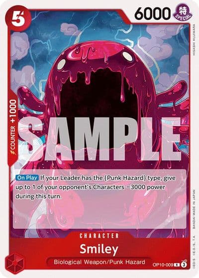 Smiley Royal Blood One Piece card