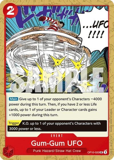 Gum Gum UFO Royal Blood One Piece card