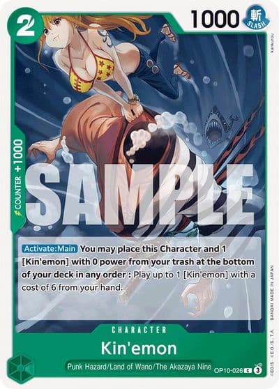 Kinemon 026 Royal Blood One Piece card