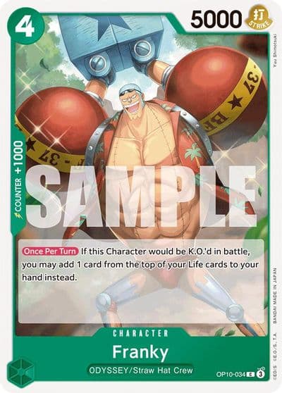Franky 034 Royal Blood One Piece card