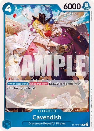 Cavendish 045 Royal Blood One Piece card