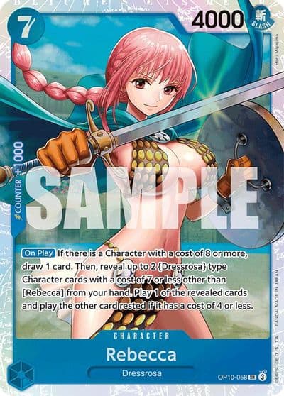 Rebecca Royal Blood One Piece card