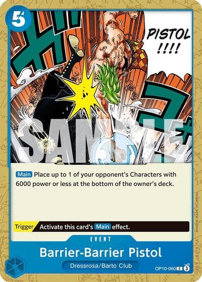 Barrier Barrier Pistol Royal Blood One Piece card