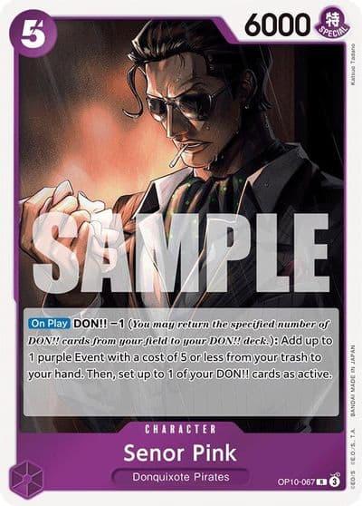 Senor Pink Royal Blood One Piece card