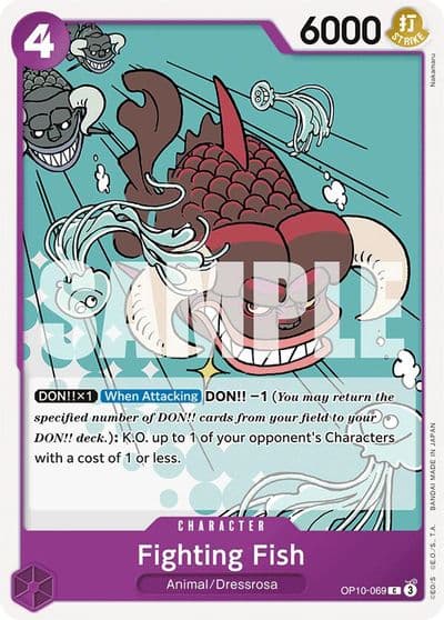 Fighting Fish Royal Blood One Piece card