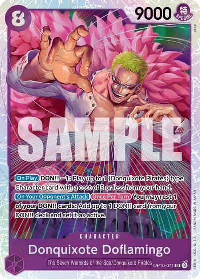 Donquixote Doflamingo Royal Blood One Piece card