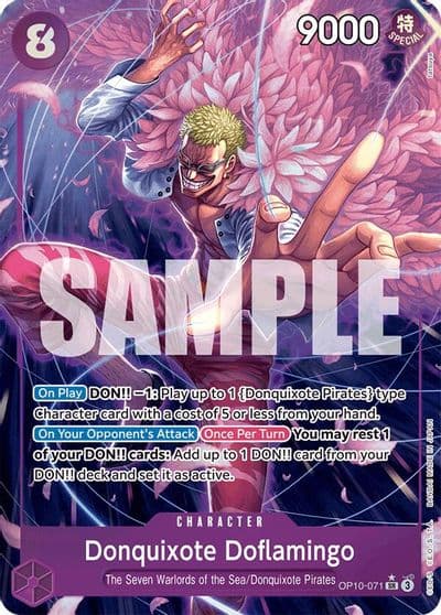 Donquixote Doflamingo Parallel Royal Blood One Piece card