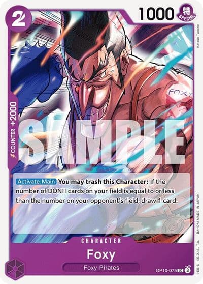 Foxy Royal Blood One Piece card