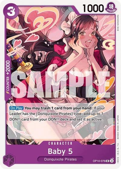 Baby 5 Royal Blood One Piece card