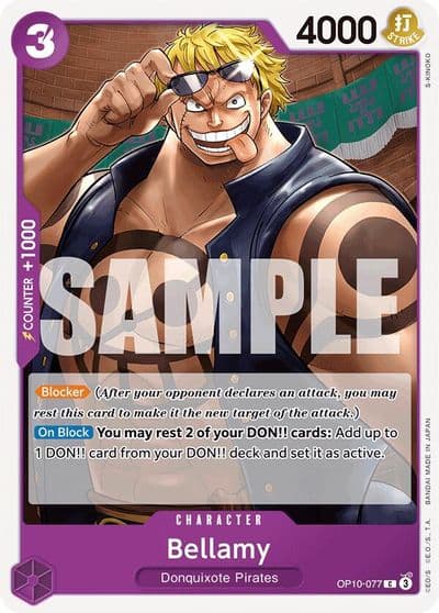 Bellamy Royal Blood One Piece card