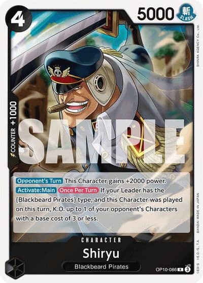 Shiryu Royal Blood One Piece card