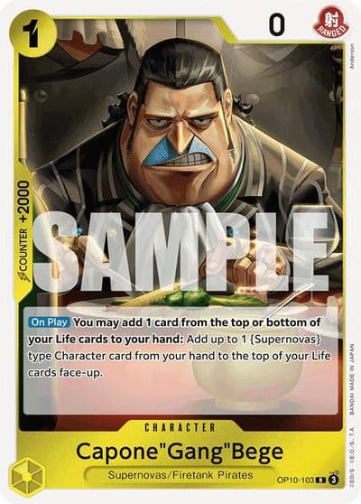 CaponeGangBege Royal Blood One Piece card