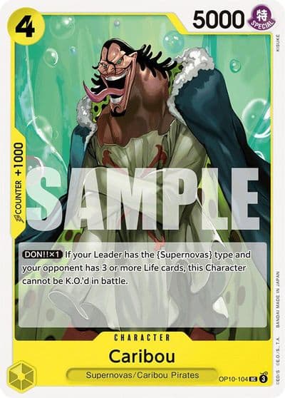 Caribou Royal Blood One Piece card