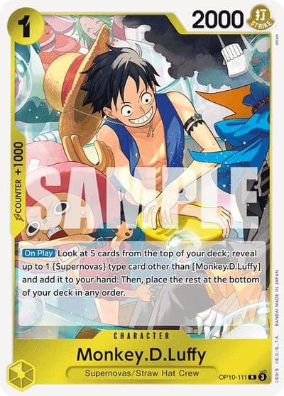 MonkeyDLuffy 111 Royal Blood One Piece card